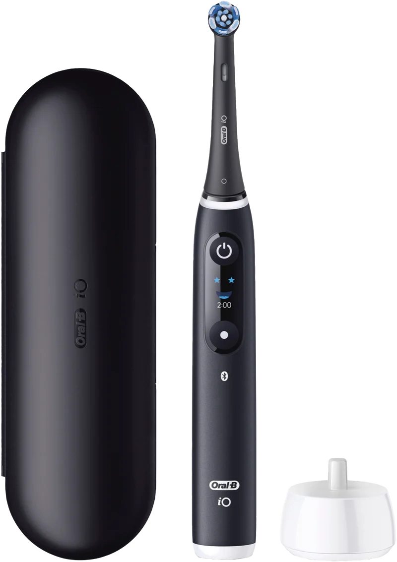 Oral B iO 6 Connected Coach Advanced Clean Electric Toothbrush Black Lava