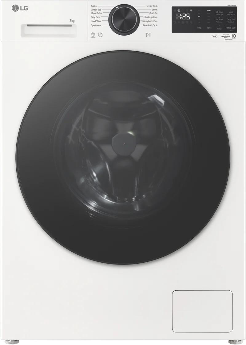 LG 8kg Series 3 Slim AI Front Load Washer