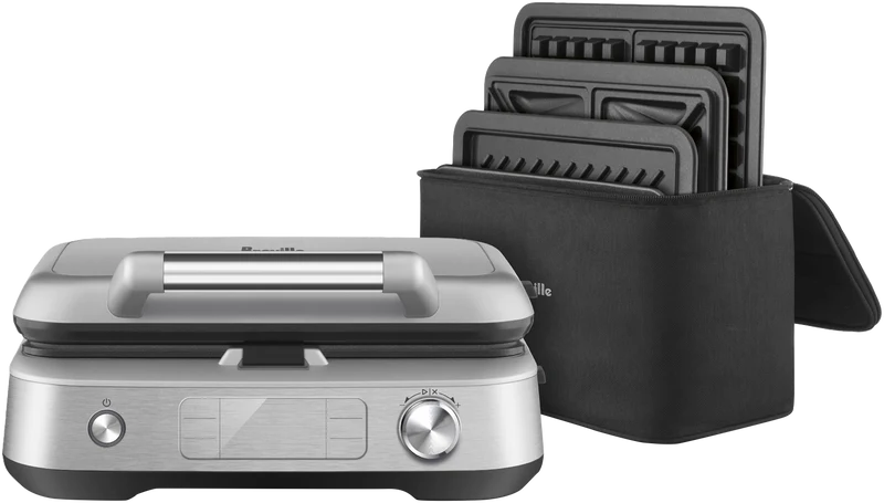 Breville The Switch & Press 3-in-1 Waffle, Jaffle & Grill