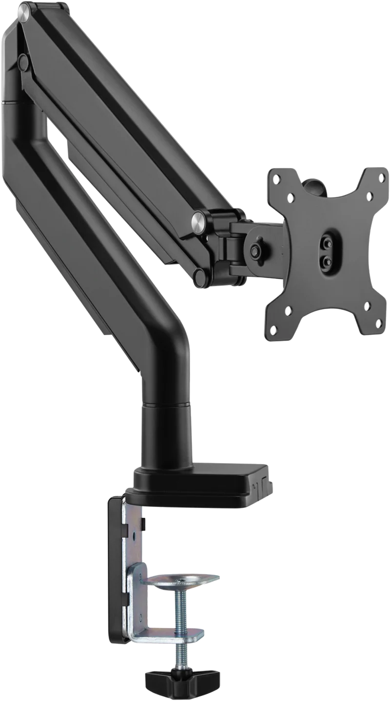 Ergovida Black Gas Spring Single Monitor Arm