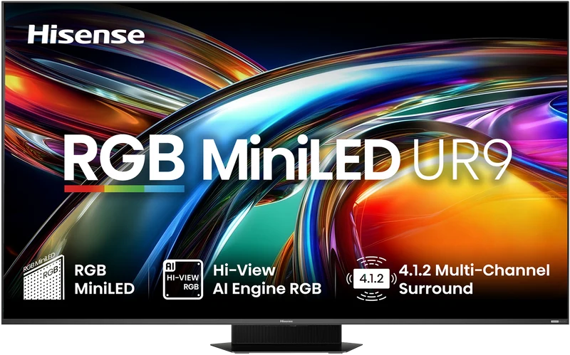 Hisense 75" UR9SAU RGB 4K MiniLED 180Hz TV 2026