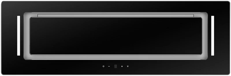 Schweigen 90cm Non-Silent Undermount Rangehood, Black Glass