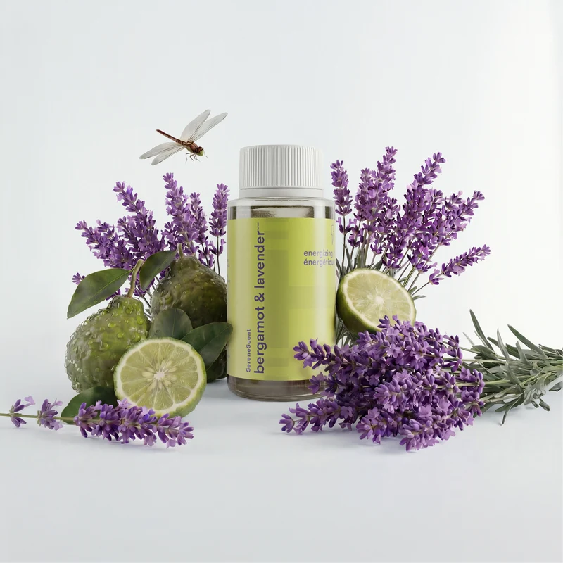 Homedics SereneScent 120ml Oil - Bergamont & Lavender