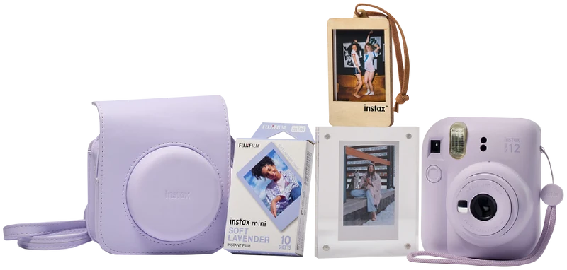 Instax Mini 12 Memory Maker Bundle - Lilac Purple