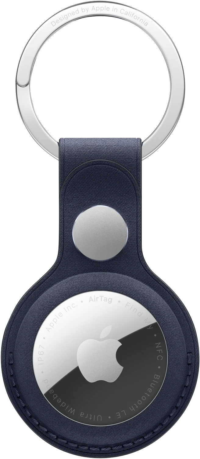 Apple AirTag FineWoven Key Ring (Navy)