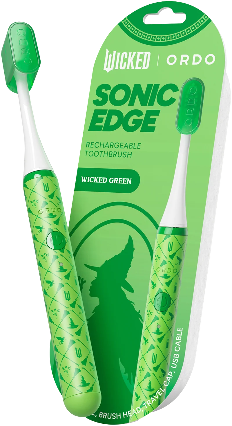 Ordo Sonic Edge Wicked Rechargeable Toothbrush Wicked Green