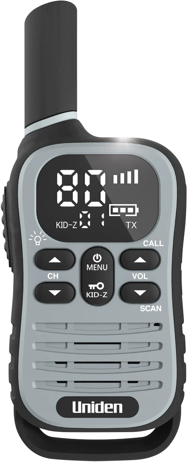 Uniden 80 Channel UHF Radio With Kid Zone USB-C Charging