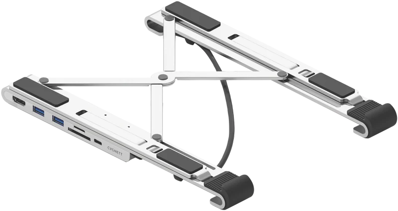 Cygnett 7-in-1 Hub With Folding Laptop Riser