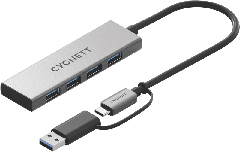 Cygnett 4-in-1 USB-C to USB-A Hub