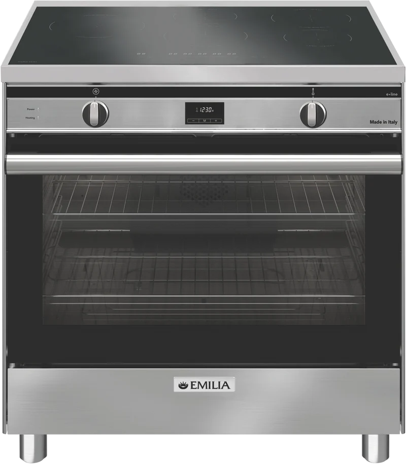 Emilia 80cm Induction Freestanding Cooker - Stainless Steel