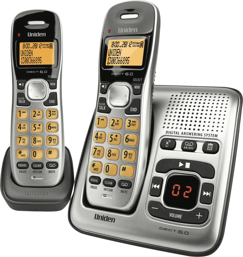 Uniden Cordless 1735 Phone Twin Pack