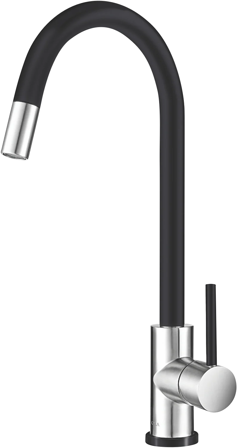 Hafele Mixer Tap Two Tone Black and Stainless Steel