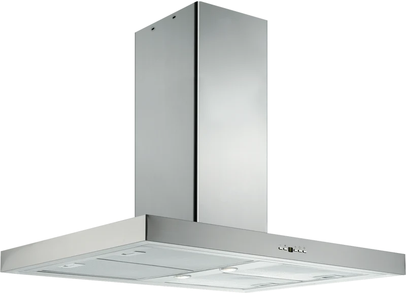 Schweigen 90cm Silent Island Rangehood, Stainless Steel ** 2 BOXES **