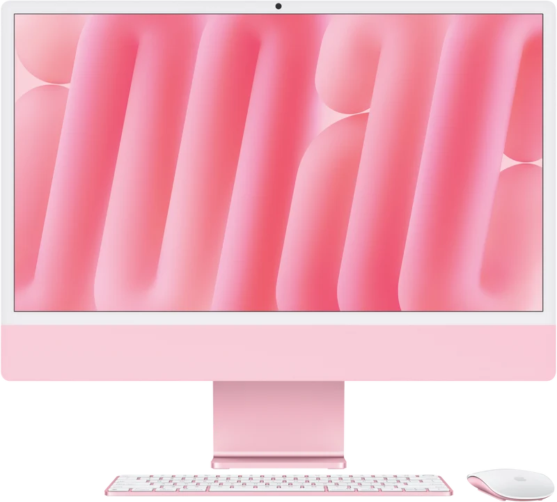 Apple iMac 24" Retina 4.5K Display with M4 chip 10-core GPU 24GB 512GB - Pink