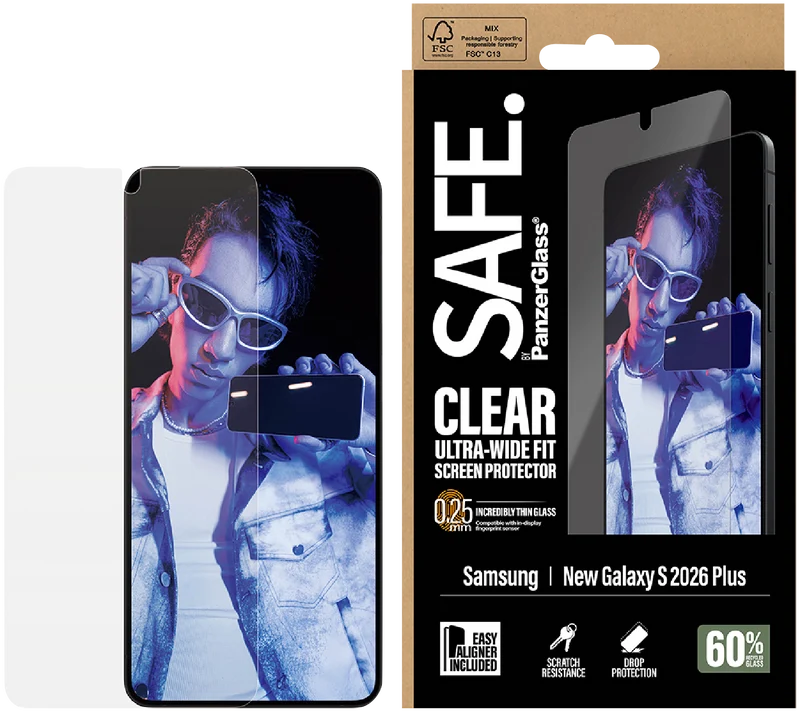 Panzer Glass Samsung Galaxy S26+ Ultra Wide Fit Screen Protector