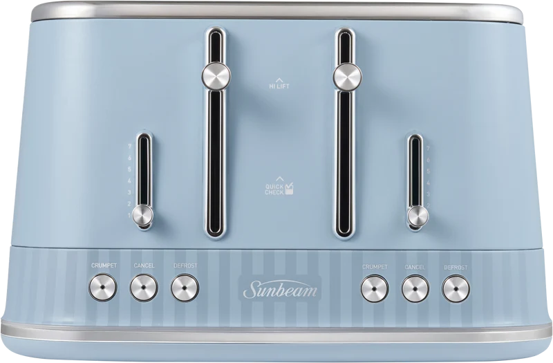 Sunbeam French Riviera 4 Slice Toaster Morning Haze