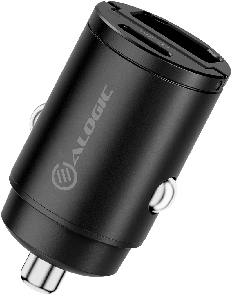 Alogic Rapid Power 30W USB-C & USB-A Port Car Charger