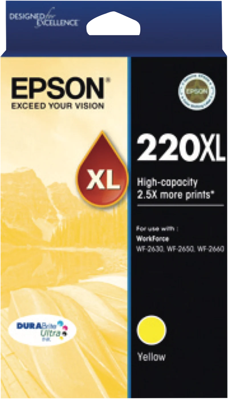 Epson 220 XL DURABrite Ultra Yellow Ink