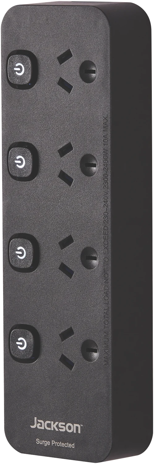 Jackson 4 Way Individual Switch Powerboard