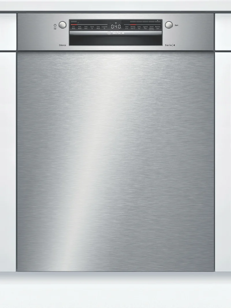 Bosch Series 4 60cm Under Bench Dishwasher Stainless Steel