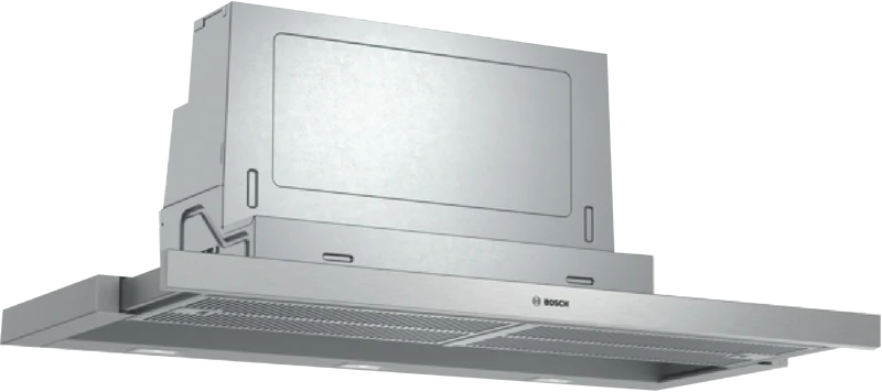 Bosch Series 4 90cm Slideout Rangehood, Silver Metallic