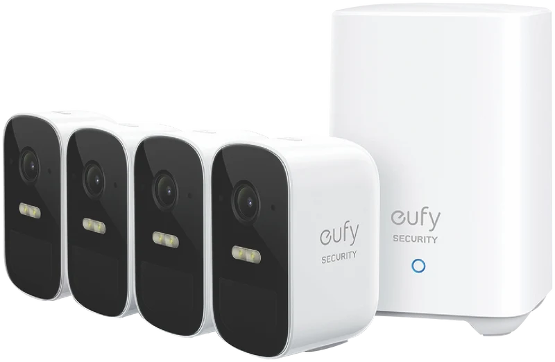 eufy 2C Pro 2K Security System & Homebase (4 Camera)