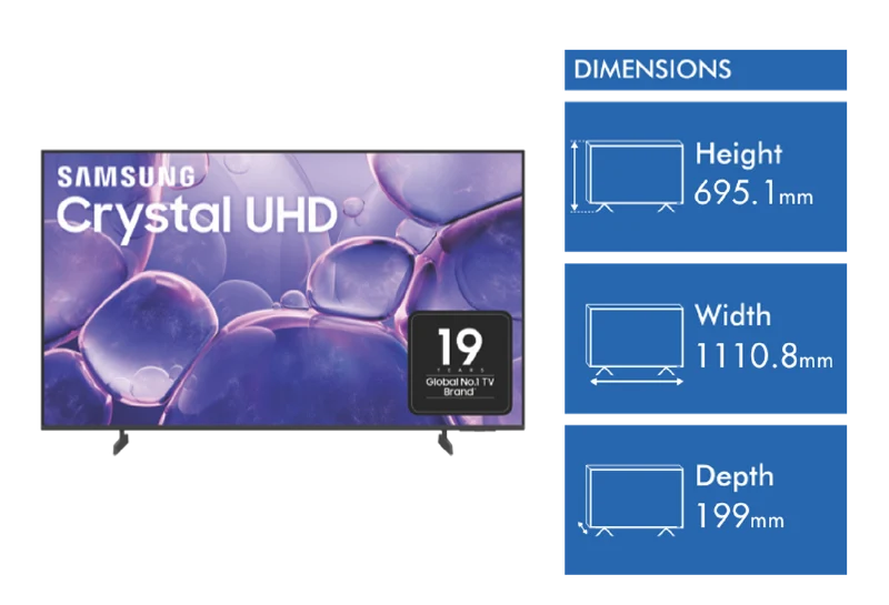 Samsung 50" U8500F Crystal UHD 4K Smart TV 2025