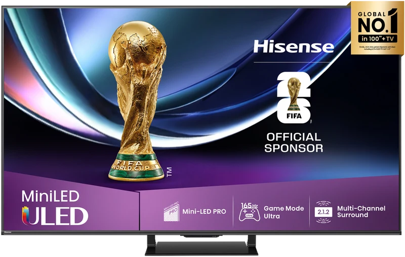 Hisense 65" U7QAU 4K ULED Mini LED Smart TV 2025