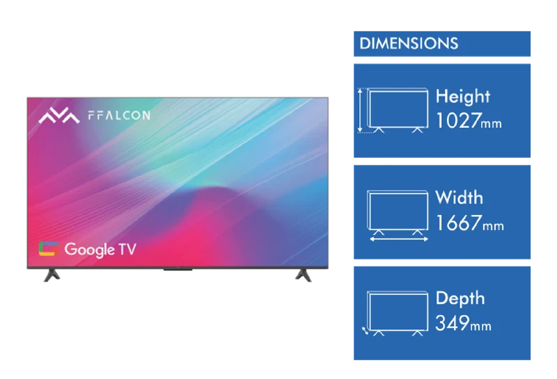 FFALCON 75" U65 LED Google TV 2025