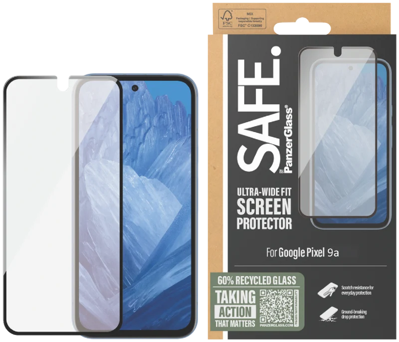 Panzer Glass Pixel 9a Screen Protector Ultra-Wide Fit