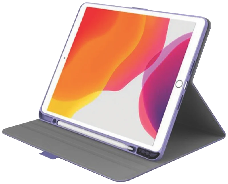 Cygnett iPad 10.2" TekView w/ Pencil Holder (Purple)