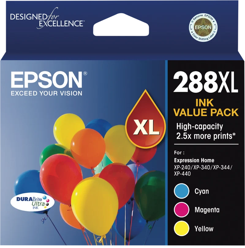 Epson 288XL 3 Colour DURABRITE Ink Pack