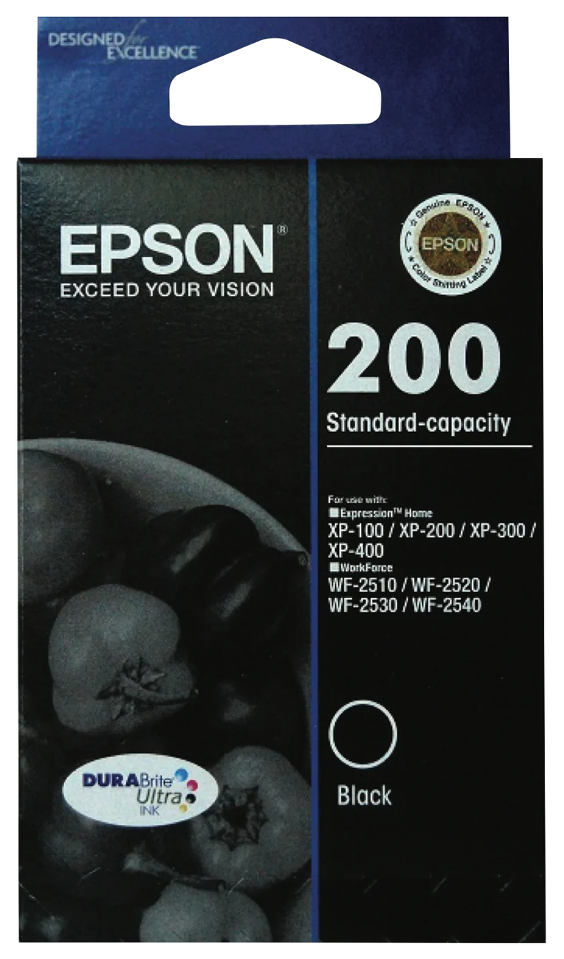 Epson 200 DURABrite Black Ink Cartridge