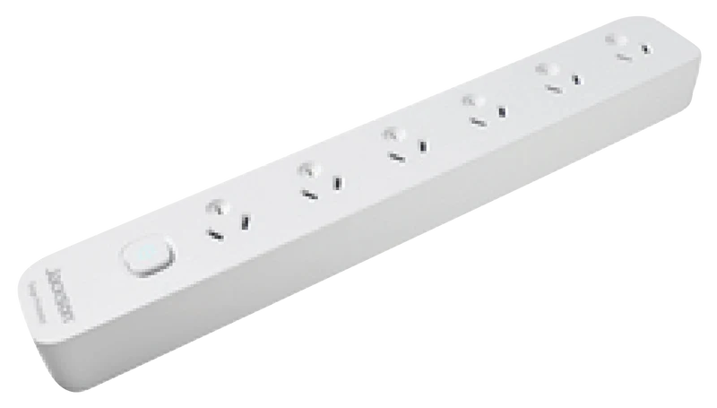 Jackson 6 Way Surge Protected Powerboard