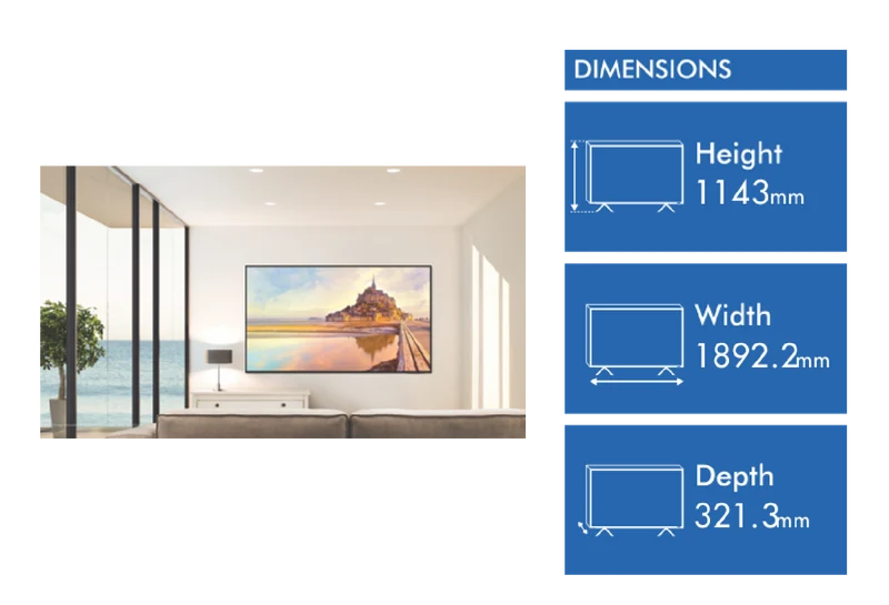 Samsung 85" QN90D 4K Neo QLED Smart TV 24