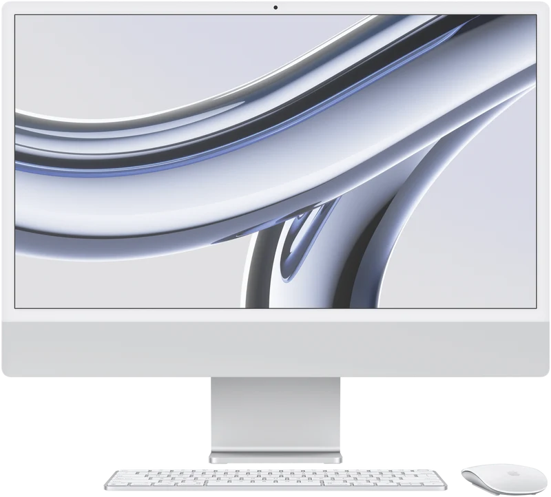 Apple iMac 24" Retina 4.5K Display with M3 chip 8-core GPU 256GB Silver