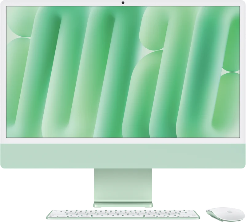 Apple iMac 24" Retina 4.5K Display with M4 chip 8-core GPU 16GB 256GB - Green
