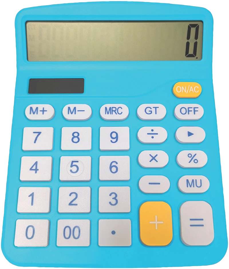 Crest Desktop Calculator (Blue)