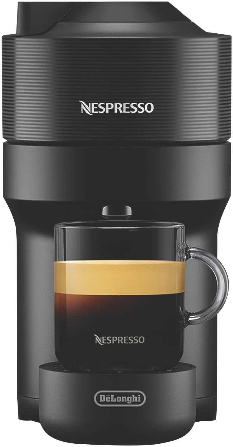 Nespresso Vertuo Pop Capsule Coffee Machine Bundle Black