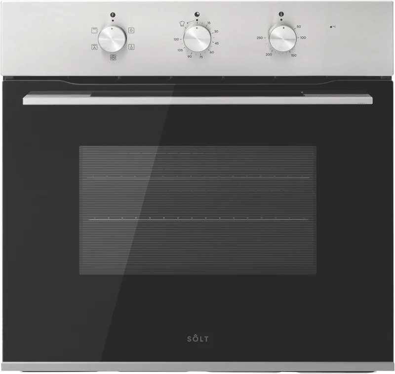 Solt 60cm 5 Function Electric Oven, Stainless Steel
