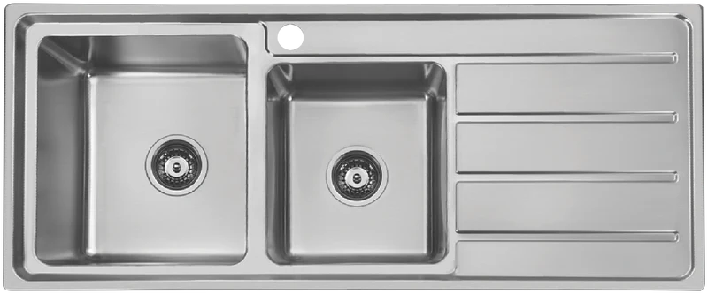 Hafele Squareline Plus 1 & 3/4 Bowl With Right Hand Drainer