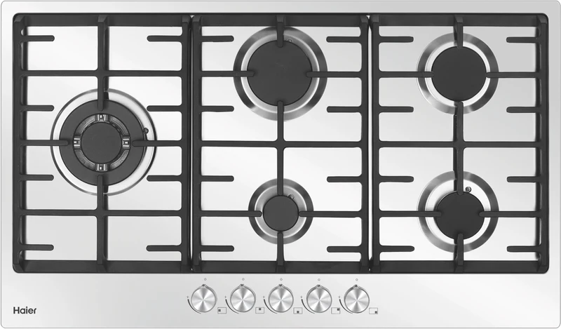 Haier 90cm Gas on Steel Cooktop