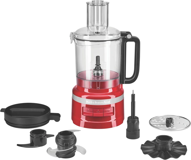 KitchenAid 9 Cup 1L Food Processor Empire Red