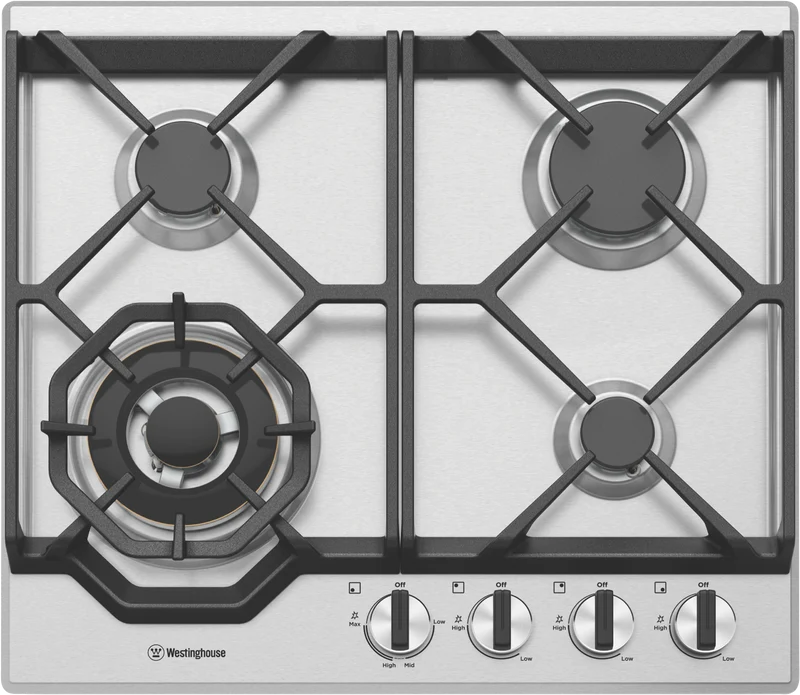 Westinghouse 60cm S/S Gas Cooktop