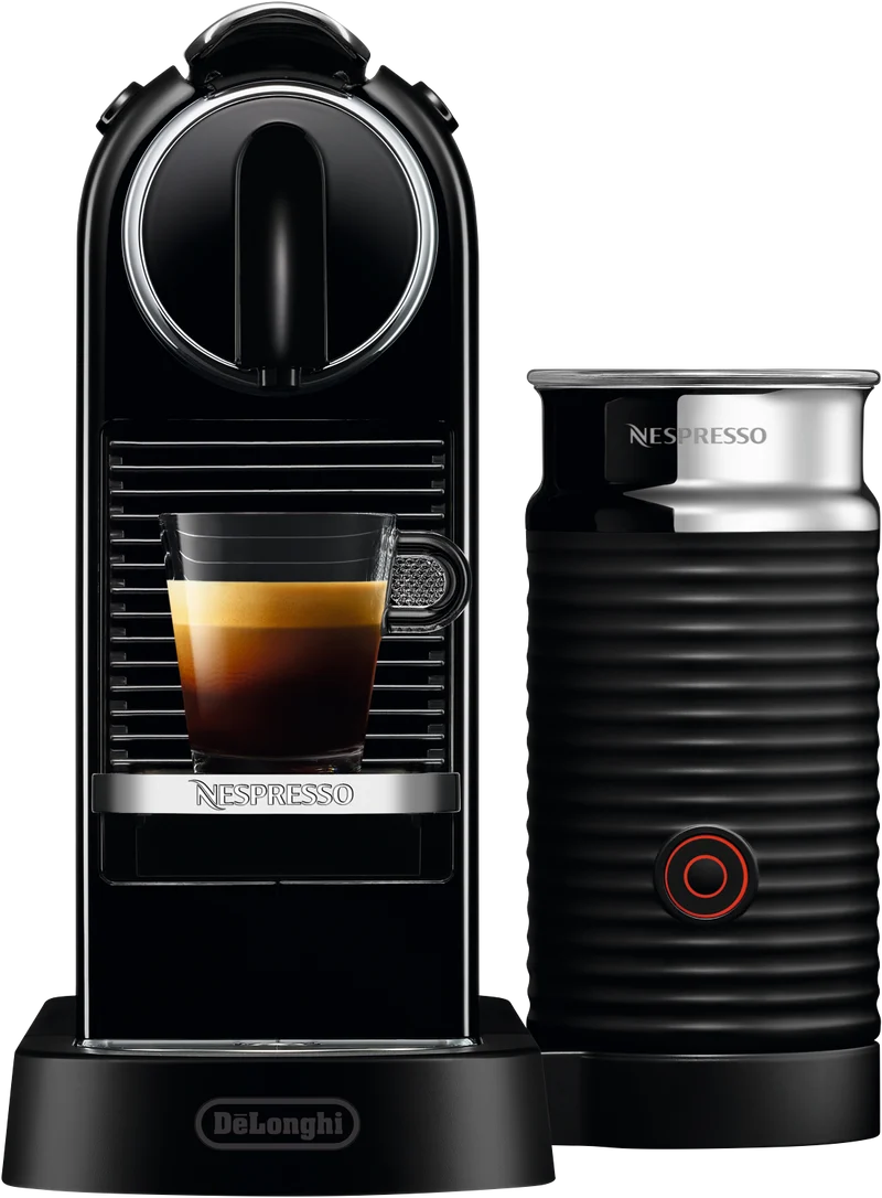 Nespresso Citiz And Milk Capsule Coffee Machine Bundle Black