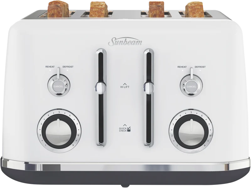 Sunbeam Alinea Collection 4 Slice Toaster - White