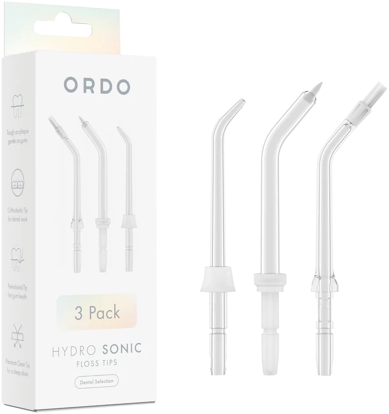 Ordo Hydro Sonic Floss Tips Dental Selection 3 Pack
