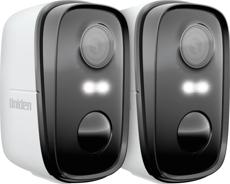 Uniden SoloX Pro 2K Outdoor Wireless Spotlight Camera (2 Pack)