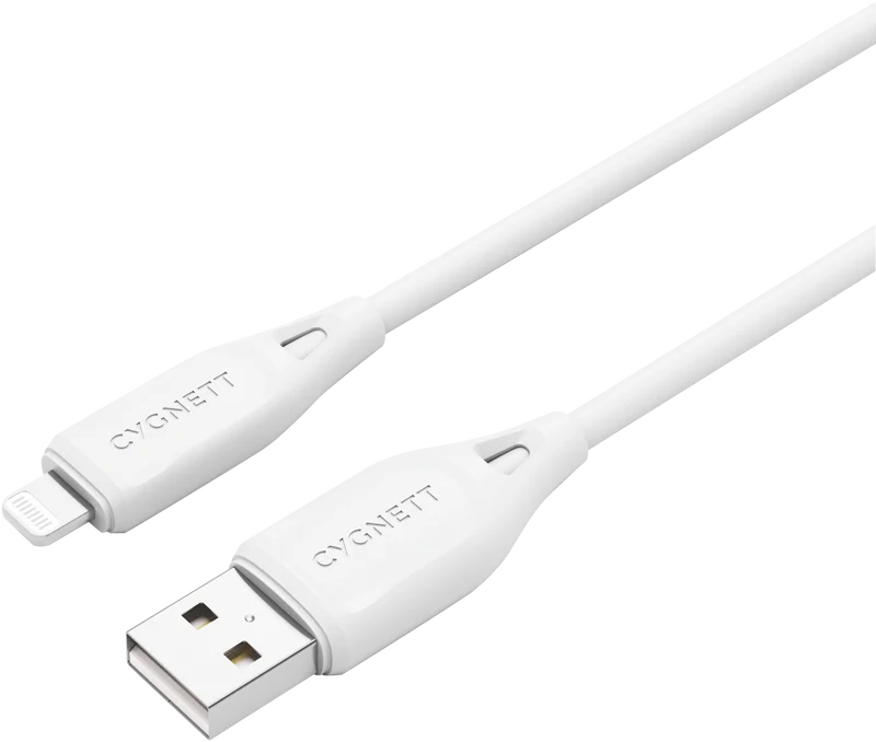 Cygnett Essentials Lightning To USB-A Cable 1m White