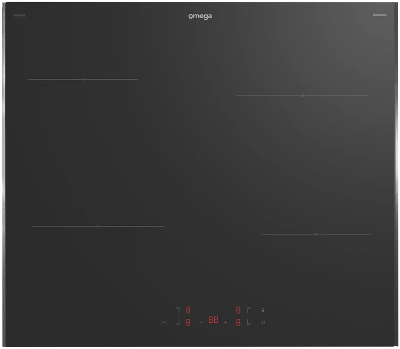 Omega 60cm Ceramic Cooktop, Touch Controls